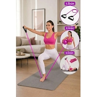 Spor Byfit Yüksek Sert Tutacaklı Pilates Direnç Lastiği Denge T Spor Byfit Yüksek Sert Tutacaklı Pilates Direnç Lastiği Denge T