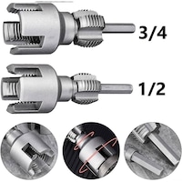 Rekotools -2 Li Set Iç Dış Plastik Boru Diş Açma Seti 1/2 Ve 3/4 Inç Borularla Uyumlu Rekotools -2 Li Set Iç Dış Plastik Boru Diş Açma Seti 1/2 Ve 3/4 Inç Borularla Uyumlu