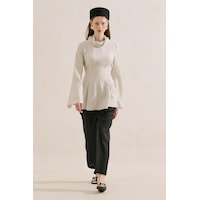 Manuka Keten Karışımlı Yüksek Yaka Tunik Taş Ss26tnk00005-0225 Manuka Keten Karışımlı Yüksek Yaka Tunik Taş Ss26tnk00005-0225