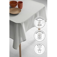 Nayra Keten Masa Örtüsü 160x220 - Krem Krem Nayra Keten Masa Örtüsü 160x220 - Krem Krem