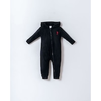 U.S. Polo Assn. Erkek Bebek Siyah Tulum Siyah U.S. Polo Assn. Erkek Bebek Siyah Tulum Siyah