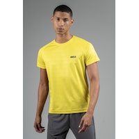 Maraton Regular Erkek Bisiklet Yaka Sarı T-shirt Sarı Maraton Regular Erkek Bisiklet Yaka Sarı T-shirt Sarı
