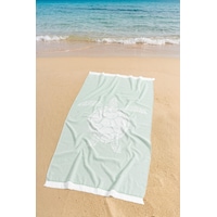 Tortuga %100 Pamuk Saçaklı Plaj Havlusu 80x150 Cm Yeşil Tortuga %100 Pamuk Saçaklı Plaj Havlusu 80x150 Cm Yeşil
