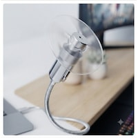Usb Led Işıklı Mini Vantilatör Esnek Metal Gövde Masa Fanı Laptop, Powerbank Ve Adaptör Uyumlu-sl-uf02 Gri Usb Led Işıklı Mini Vantilatör Esnek Metal Gövde Masa Fanı Laptop, Powerbank Ve Adaptör Uyumlu-sl-uf02 Gri