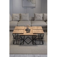 Orta Sehpa Ve Zigon Sehpa V Lüx 5'li Set Atlantik Çam Atlantik Çam Orta Sehpa Ve Zigon Sehpa V Lüx 5'li Set Atlantik Çam Atlantik Çam