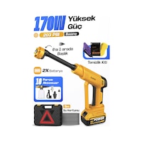 Auhma Acr-10 Şarjlı Araç Yıkama Makinesi Sarı 203 Psı 170w Basınçlı Oto Yıkama Seti 3820 Fırçasız Auhma Acr-10 Şarjlı Araç Yıkama Makinesi Sarı 203 Psı 170w Basınçlı Oto Yıkama Seti 3820 Fırçasız