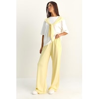 Shade Kadın Şal Detaylı Basic T-shirt Beli Lastikli Bol Pantolon Alt-üst Modal Takım 4116 60286084 - Sarı-beyaz Çok Renkli Shade Kadın Şal Detaylı Basic T-shirt Beli Lastikli Bol Pantolon Alt-üst Modal Takım 4116 60286084 - Sarı-beyaz Çok Renkli