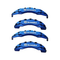 Honda Civic Uyumlu Brembo Fren Disk Kaliper Kapağı Mavi Renk 4'lü Yağ Hortumlu Honda Civic Uyumlu Brembo Fren Disk Kaliper Kapağı Mavi Renk 4'lü Yağ Hortumlu