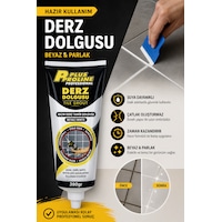 Hazır Derz Dolgu Macunu Fayans Arası Tamir Ve Yenileme Kolay Uygulama Derz Dolgu Beyaz Hazır Derz Dolgu Macunu Fayans Arası Tamir Ve Yenileme Kolay Uygulama Derz Dolgu Beyaz
