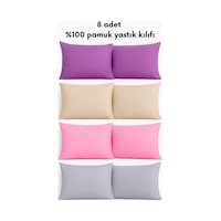 Formeya Ranforce %100 Pamuk Yastık Kılıfı 8 Adet 50 x 70 Kapaklı Formeya Ranforce %100 Pamuk Yastık Kılıfı 8 Adet 50 x 70 Kapaklı