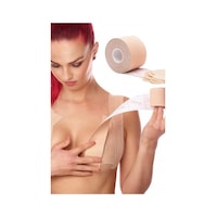 Nbb Kadın Ten Rengi Breast Lift Göğüs Bandı Ten