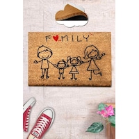 Co Co Nuclear Family Doğal Ko ko Paspas,Kıl Kapı Önü Paspası Co Co Nuclear Family Doğal Ko ko Paspas,Kıl Kapı Önü Paspası
