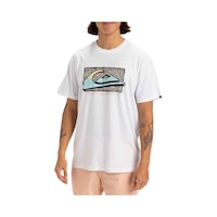Quiksilver Retro Fade Ss Erkek T-shirt-29754 Beyaz Quiksilver Retro Fade Ss Erkek T-shirt-29754 Beyaz
