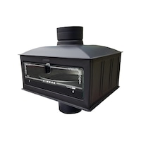 Simkor Pratik Soba Üstü Boru Fırın Mat Siyah Simkor Pratik Soba Üstü Boru Fırın Mat Siyah
