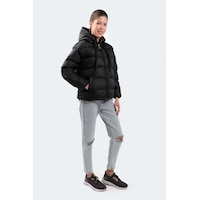 Slazenger BRENDA I Kadın Siyah Mont & Kaban Slazenger BRENDA I Kadın Siyah Mont & Kaban