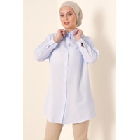 Bigdart 5845 Tesettür Tunik - Açık Mavi 001 Bigdart 5845 Tesettür Tunik - Açık Mavi 001