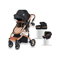 Maxi Taxi Fast Pro Alüminyum Travel Sistem Bebek Arabası Maxitaxi.019 Altın - Siyah Maxi Taxi Fast Pro Alüminyum Travel Sistem Bebek Arabası Maxitaxi.019 Altın - Siyah