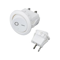 Ayt Mini Yuvarlak Işıksız On Off Beyaz Anahtar Aç Kapa Düğme Buton Ic-134e Ayt Mini Yuvarlak Işıksız On Off Beyaz Anahtar Aç Kapa Düğme Buton Ic-134e