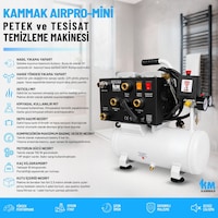 Kammak AirProMini Petek Temizleme Makinesi Kammak AirProMini Petek Temizleme Makinesi