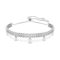 5720870 Swarovski Bilezik Ss25 Capsule:bracelet Prl Whı/rhs M Metalik 5720870 Swarovski Bilezik Ss25 Capsule:bracelet Prl Whı/rhs M Metalik