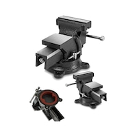 Moonshop Alman Modeli Pro 100mm 4" 360" Dönerli Taban Dövme Çelik