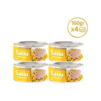 Sasu Mısırlı Ton Salata İri Parça 4 x 160 G Sasu Mısırlı Ton Salata İri Parça 4 x 160 G