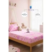 Prenses Desenli Yastık Kılıflı Tek Kişilik Lastikli Çarşaf Takımı 100x200 Cm Çarşaf+yastık Kılıfı Pembe Prenses Desenli Yastık Kılıflı Tek Kişilik Lastikli Çarşaf Takımı 100x200 Cm Çarşaf+yastık Kılıfı Pembe