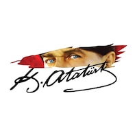 Mustafa Kemal Atatürk Başbuğ Sticker 01575