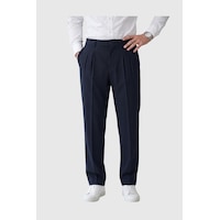 Deep Sea Deepsea Lacivert Baggy Fit Pileli Kumaş Pantolon Likralı, Beli Lastikli Rahat Kesim Erkek Pantolon 2600920 Deep Sea Deepsea Lacivert Baggy Fit Pileli Kumaş Pantolon Likralı, Beli Lastikli Rahat Kesim Erkek Pantolon 2600920