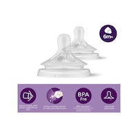 Philips Avent Natural Response 2'li Biberon Emziği 6 Numara 6+ Ay Philips Avent Natural Response 2'li Biberon Emziği 6 Numara 6+ Ay