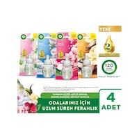 Elektrikli Oda Kokusu Yedek Yasemin Çiçeği + Beyaz Orkide + Sakura Bahçesi + Vanilya Büyüsü 4x19 Ml Karışık Elektrikli Oda Kokusu Yedek Yasemin Çiçeği + Beyaz Orkide + Sakura Bahçesi + Vanilya Büyüsü 4x19 Ml Karışık