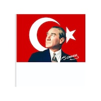 50x75cm Atatürk İmzalı Raşel Kumaş Sopalı Türk Bayrağı Dayanıklı Ve Kaliteli Dijital Baskı 50x75 50x75cm Atatürk İmzalı Raşel Kumaş Sopalı Türk Bayrağı Dayanıklı Ve Kaliteli Dijital Baskı 50x75