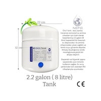 Su Arıtma Tankı 8 Lt Tüm Cihazlara Uyumlu, Paslanmaz Çelik Tank, Su Arıtma Tankı 8 Lt Tüm Cihazlara Uyumlu, Paslanmaz Çelik Tank,