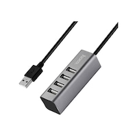 Hoco Hb1 80cm Kablolu 4 Portlu Usb Çoğaltıcı Hub Adaptör Hoco Hb1 80cm Kablolu 4 Portlu Usb Çoğaltıcı Hub Adaptör