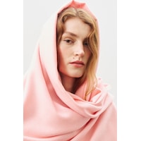 Manuka Kaşmir Dokulu Şal Pembe Pembe Manuka Kaşmir Dokulu Şal Pembe Pembe