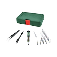 Bosch 24'lü Hassas Tornavida Seti Mikro Bits Uçlu Elektronik Tamir Takımı 1600a039ht Bosch 24'lü Hassas Tornavida Seti Mikro Bits Uçlu Elektronik Tamir Takımı 1600a039ht
