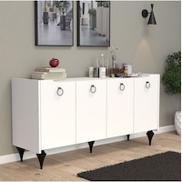 Umg Mobilya Titanyum Modern Konsol, Çok Amaçlı Dolap, Dresuar, Mutfak Dolabı, Kiler Dolabı, Tv Ünitesi Beyaz Umg Mobilya Titanyum Modern Konsol, Çok Amaçlı Dolap, Dresuar, Mutfak Dolabı, Kiler Dolabı, Tv Ünitesi Beyaz