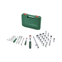 Bosch 56 Parça 1/4'' + 1/2'' Cırcırlı Somun Sıkma Seti - 1600A02Z9G
