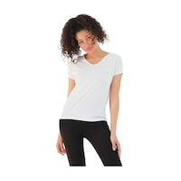 Slazenger Play-ekru Kadın T-shirt St12tk291-122 Beyaz-beyaz Beyaz Slazenger Play-ekru Kadın T-shirt St12tk291-122 Beyaz-beyaz Beyaz