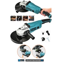 Assur ASR329 2200 W Metal Şanzıman 230 MM Büyük Spiral Taşlama Assur ASR329 2200 W Metal Şanzıman 230 MM Büyük Spiral Taşlama