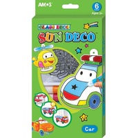 Amos Cam Boyama Seti Sun Deco Arabalar SD10P6-C Renksiz Amos Cam Boyama Seti Sun Deco Arabalar SD10P6-C Renksiz