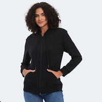 Slazenger KOLLEEN I Kadın Sweatshirt Siyah Slazenger KOLLEEN I Kadın Sweatshirt Siyah