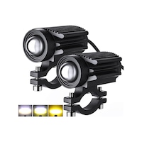 2 Adet Alüminyum Gövdeli Profesyonel Motosiklet / Atv Led Sis Farı - Kelepçeli 2 Adet Alüminyum Gövdeli Profesyonel Motosiklet / Atv Led Sis Farı - Kelepçeli