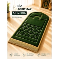 Diz Dostu Seccade Ortopedik Süngerli 1.5 cm Kalın Kadife Namazlık + Çanta Diz Dostu Seccade Ortopedik Süngerli 1.5 cm Kalın Kadife Namazlık + Çanta