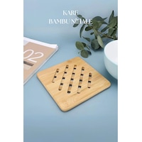 Bambu Nihale Kare 16,5 Cm Çok Renkli Bambu Nihale Kare 16,5 Cm Çok Renkli