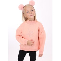 Toontoy Kız Çocuk Nakışlı Sweatshirt Somon Toontoy Kız Çocuk Nakışlı Sweatshirt Somon