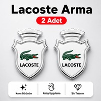 Lacost Chia Arma Krom Oto Amblem 5 3,5 Cm Lacost Chia Arma Krom Oto Amblem 5 3,5 Cm