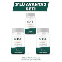 3 Kutu Glp-1 Good Laboratory Practice Tarçın,yeşil Çay Ve Yaban Mersini Ekstratı Içeren Detox Için Yardımcı Takviye Edici Gıda Kapsülü 3 X15 Caps 20'lu Çay Hediyesiyle 3 Kutu Glp-1 Good Laboratory Practice Tarçın,yeşil Çay Ve Yaban Mersini Ekstratı Içeren Detox Için Yardımcı Takviye Edici Gıda Kapsülü 3 X15 Caps 20'lu Çay Hediyesiyle