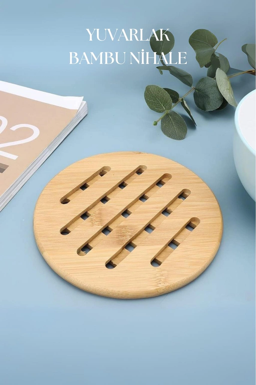 Bambu Nihale Yuvarlak 16,5 Cm Çok Renkli Bambu Nihale Yuvarlak 16,5 Cm Çok Renkli
