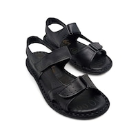 Magic Shoes Hakiki Deri Ortopedik Erkek Sandalet Siyah-yeni Siyah Magic Shoes Hakiki Deri Ortopedik Erkek Sandalet Siyah-yeni Siyah